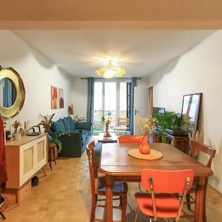 Apartamento Nice T2 With Balcony And Wifi In Paris París